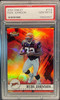 2001 Topps Finest Rudi Johnson #114 Cincinnati Bengals RC PSA 10 front of card