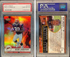 2001 Topps Finest Rudi Johnson #114 Cincinnati Bengals RC PSA 10 front and back of card