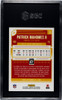 2018 Donruss Optic Patrick Mahomes II #49 Kansas City Chiefs SGC 9.5 back of card