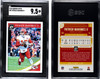 2018 Donruss Optic Patrick Mahomes II #49 Kansas City Chiefs SGC 9.5 front and back of card
