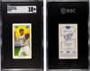 2021 Topps 206 Ke'Bryan Hayes Wave 6 Pittsburgh Pirates RC SGC 10 front and back of card