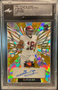 2022 Leaf Valiant Football Slade Bolden Autograph Pre-Production Proof Crystal Gold 1/1 Alabama Crimson Tide Sticker Autograph front of card