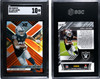 2022 Panini XR Josh Jacobs #47 Orange 46/99 Las Vegas Raiders SGC 10 front and back of card