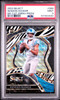 2023 Panini Select Hendon Hooker #268 Club Level Die-Cut Zebra Prizm Detroit Lions RC PSA 9 front of card