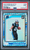2024 Donruss Optic Jonathon Brooks #258 Rated Rookie Rocket Carolina Panthers RC PSA 9 front of card