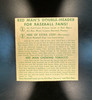 1952 Red Man Tobacco Ted Williams #23 AL All-Star Team HOF VG-EX back of card