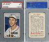 1951 Bowman Roy Sievers #67 St. Louis Browns PSA 7 front and back of card