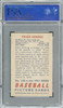 1951 Bowman Chuck Diering #158 St. Louis Cardinals PSA 7 back of card