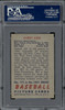 1951 Bowman Buddy Kerr #171 Boston Braves PSA 7 back of card