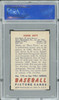 1951 Bowman Hank Arft #173 St. Louis Browns PSA 7 back of card