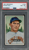 1951 Bowman Howie Fox #180 Cincinnati Reds PSA 8 front of card