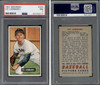1951 Bowman Vic Lombardi #204 Pittsburgh Pirates RC PSA 7 front and back of card