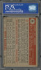1952 Topps Gil Hodges #36 Brooklyn Dodgers Red Back PSA 6 back of card