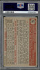 1952 Topps Willard Marshall #96 Boston Braves PSA 5 back of card