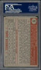 1952 Topps Bill Pierce #98 Chicago White Sox PSA 5 back of card