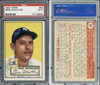 1952 Topps Gene Woodling #99 New York Yankees PSA 5 front and back of card