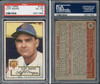 1952 Topps Cliff Mapes #103 Detroit Tigers PSA 4 front and back of card