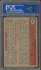 1952 Topps Henry Majeski #112 Philadelphia Athletics PSA 6 back of card