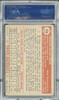 1952 Topps Dick Sisler #113 Cincinnati Reds PSA 4 back of card