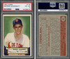 1952 Topps Maurice McDermott #119 Boston Red Sox PSA 4 front and back of card