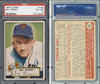 1952 Topps Bill Rigney #125 New York Giants PSA 4 front and back of card