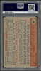 1952 Topps Don Bollweg #128 New York Yankees RC PSA 4 back of card