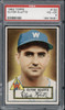1952 Topps Clyde Kluttz #132 Washington Senators RC PSA 4 front of card