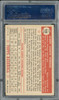 1952 Topps Al Widmar #133 Chicago White Sox PSA 4.5 back of card