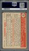 1952 Topps Ed Blake #144 Cincinnati Reds RC PSA 4 back of card