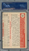 1952 Topps Bob Rush #153 Chicago Cubs PSA 4 back of card