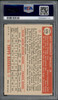 1952 Topps Roy Smalley #173 Chicago Cubs PSA 4 back of card