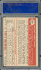 1952 Topps Bill Wight #177 Boston Red Sox PSA 5 (Cert 12026395) back of card