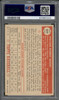 1952 Topps Bill Wight #177 Boston Red Sox PSA 5 (Cert 63985245) back of card