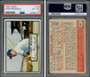 1952 Topps Cass Michaels #178 Washington Senators PSA 6 front and back of card