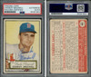 1952 Topps Charley Maxwell #180 Boston Red Sox RC PSA/DNA Authentic Autograph front and back of card