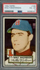 1952 Topps Walt Masterson #186 Boston Red Sox PSA 4 front of card