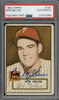 1952 Topps Bob Miller #187 Philadelphia Phillies PSA/DNA Authentic Autograph front of card