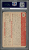 1952 Topps Bob Miller #187 Philadelphia Phillies PSA/DNA Authentic Autograph back of card