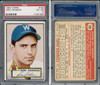 1952 Topps Don Johnson #190 Washington Senators RC PSA 4 front and back of card
