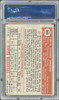 1952 Topps Curt Simmons #203 Philadelphia Phillies PSA 4 back of card