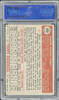 1952 Topps Hoot Evers #222 Detroit Tigers PSA 6 back of card