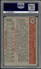 1952 Topps Gene Bearden #229 St. Louis Browns PSA 4.5 back of card