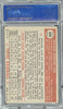1952 Topps Billy Cox #232 Brooklyn Dodgers PSA 5 back of card