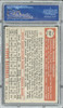 1952 Topps Jerry Coleman #237 New York Yankees PSA 5 back of card