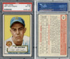 1952 Topps Art Houtteman #238 Detroit Tigers PSA 4 front and back of card
