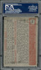 1952 Topps Larry Doby #243 Cleveland Indians PSA 4 back of card