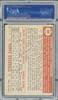 1952 Topps Chico Carrasquel #251 Chicago White Sox PSA 4 back of card