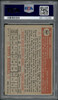 1952 Topps Sid Gordon #267 Boston Braves PSA 4 back of card