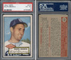 1952 Topps Ralph Branca #274 Brooklyn Dodgers PSA 4 front and back of card