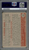 1952 Topps Jim Wilson #276 Boston Braves RC PSA 5.5 back of card